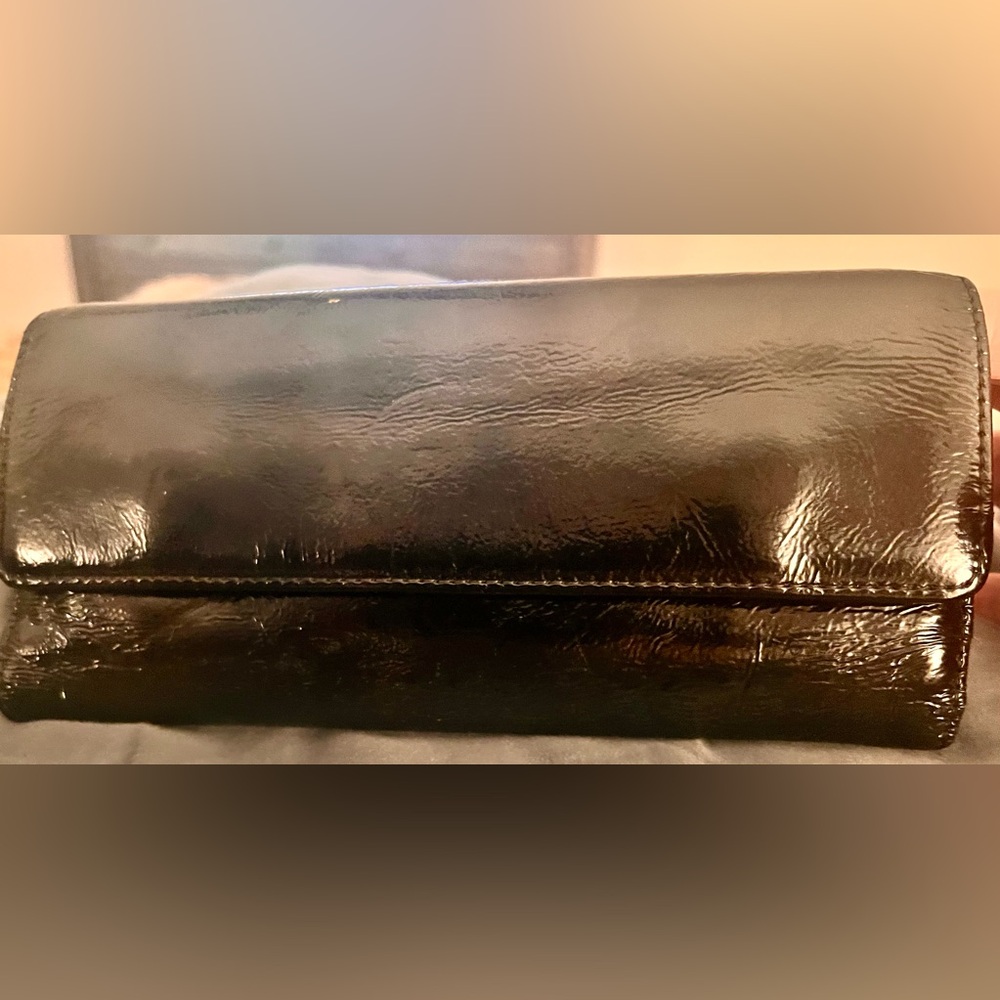 Patent Leather HOBO Wallet